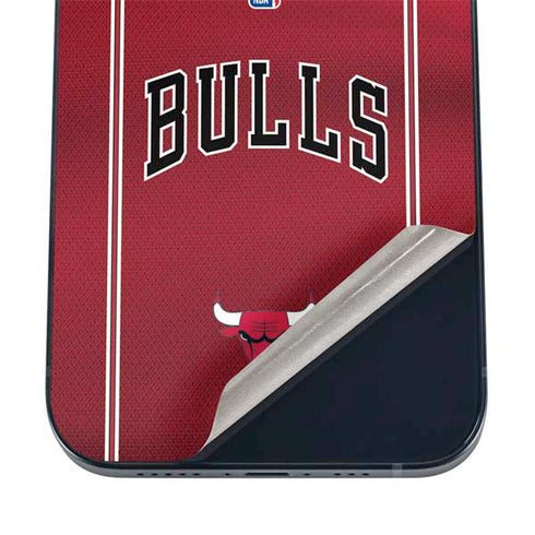 NBA Chicago Bulls Jersey iPhone 16 Plus Skin